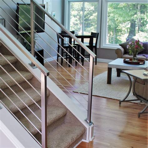 stainless steel stair railing design